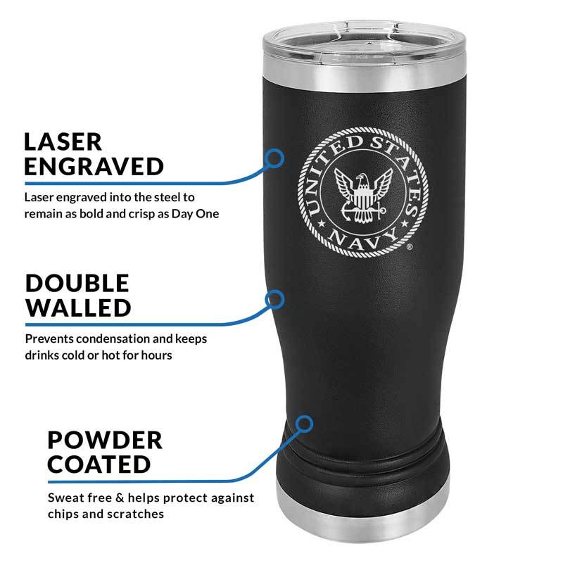 50 Cal Can Tumbler and Coffee