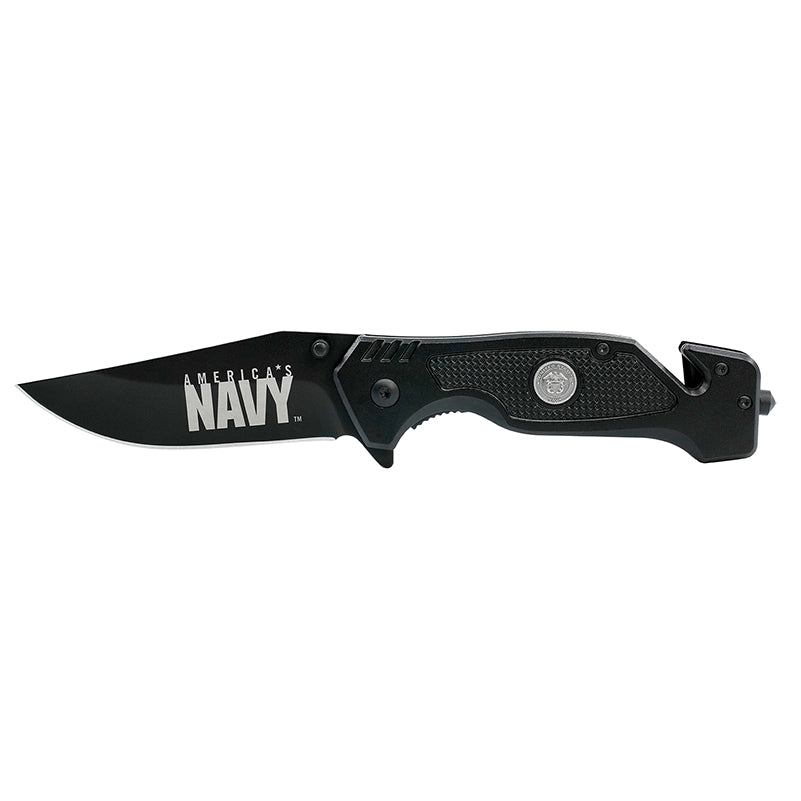 U.S. Navy: Semper Fortis Folding Knife Collection Wall Decor