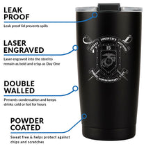 Load image into Gallery viewer, Combat Logistics Battalion-15 (CLB-15) Laser Engraved Unit Logo 20 Oz Tumbler
