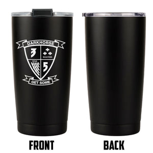 3rd Battalion 5th Marines logo tumbler, 3rd Battalion 5th Marines coffee cup, 3d Battalion 5th Marines USMC, Marine Corp gift ideas, USMC Gifts for women 20oz