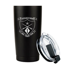 Load image into Gallery viewer, 1st Battalion 5th Marines USMC Unit Logo tumbler, 1st Battalion 5th Marines  (1/5 USMC Unit) coffee cup, 1st Battalion 5th Marines USMC, Marine Corp gift ideas, USMC Gifts for women or men- 20 Oz
