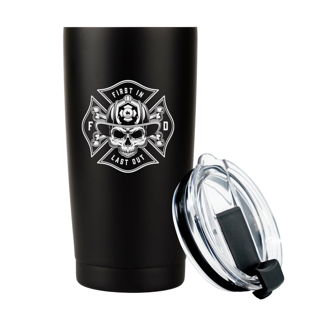 20oz Firefighter Insulated Stainless Steel Tumbler