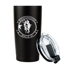 Load image into Gallery viewer, MALS-41 USMC Unit Logo Tumblers- 20 OZ
