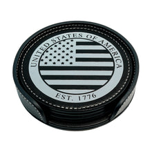 Load image into Gallery viewer, American Flag Coasters Set
