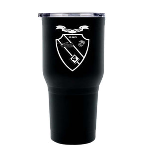 4th Tank Battalion- USMC Stainless Steel Marine Corps Tumbler