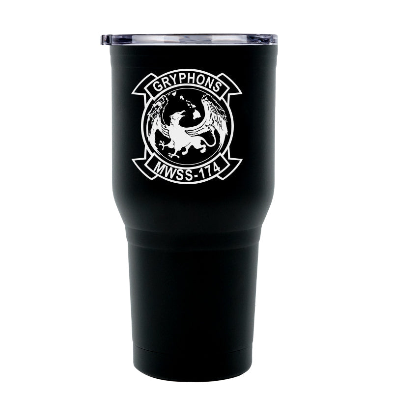 MWSS-174 Unit Logo 30 Oz Laser Engraved Tumbler