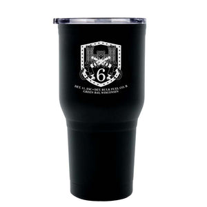 Detachment 11 Green Bay Logo 30 oz Tumbler Black