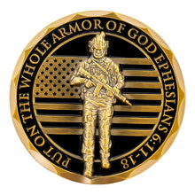 Load image into Gallery viewer, Armor of God Challenge Coin
