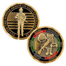 Load image into Gallery viewer, Armor of God Challenge Coin
