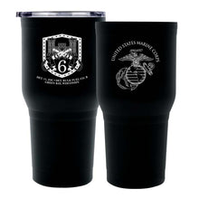 Load image into Gallery viewer, Detachment 11 Green Bay Logo 30 oz Tumbler Black
