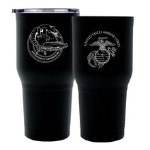 Load image into Gallery viewer, 2d Amphibian Assault Battalion (2d AABN) USMC Unit logo tumbler, 2d AABN coffee cup, 2d AABN USMC, Marine Corp gift ideas, USMC Gifts for men or women 30 Oz Tumbler
