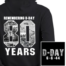 Load image into Gallery viewer, Limited Edition D - Day 80th Anniversary Hoodie
