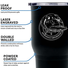 Load image into Gallery viewer, 2d Amphibian Assault Battalion (2d AABN) USMC Unit logo tumbler, 2d AABN coffee cup, 2d AABN USMC, Marine Corp gift ideas, USMC Gifts for men or women 30 Oz Tumbler
