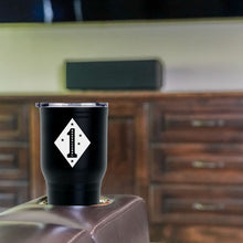 Load image into Gallery viewer, 1st Marine Division (1st MARDIV) USMC Unit logo tumbler, 1st MARDIV Tumbler, 1stMARDIV USMC, Marine Corp gift ideas, USMC Gifts
