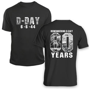 Limited Edition D-Day 80th Anniversary T-Shirt- MADE IN USA