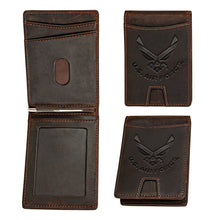 Load image into Gallery viewer, Genuine Leather Air Force RFID Blocking Walle
