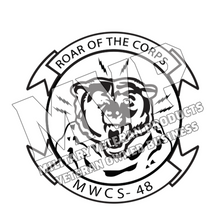 Load image into Gallery viewer, MWCS-48 USMC Unit Logo Tumblers- 30 oz- OLD Logo
