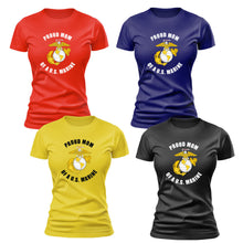 Load image into Gallery viewer, Ladies Proud Family of a United States Marine - Graduation T-shirt
