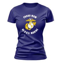 Load image into Gallery viewer, Ladies Proud Family of a United States Marine - Graduation T-shirt
