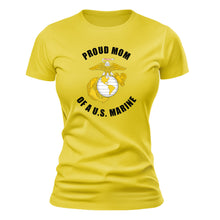 Load image into Gallery viewer, Ladies Proud Family of a United States Marine - Graduation T-shirt
