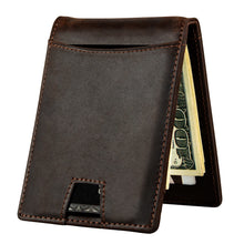 Load image into Gallery viewer, Genuine Leather RFID Blocking Wallet
