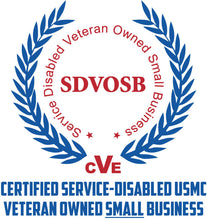 Load image into Gallery viewer,  Certified Service-Disabled USMC Veteran Owned Small Business
