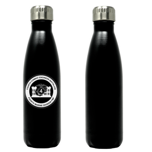 4th Combat Engineer Battalion USMC Unit Logo water bottle, 4th CEB USMC Unit Logo hydroflask, 4th CEB USMC, Marine Corp gift ideas, USMC Gifts for men or women