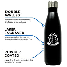 Load image into Gallery viewer, Bravo Company 1st Battalion 2d Marines USMC Unit logo water bottle, Bravo Company First battalion Second Marines Unit Logo hydroflask, 1/2 Blackbeard USMC, Marine Corp gift ideas, USMC Gifts for women 17 Oz Water bottle
