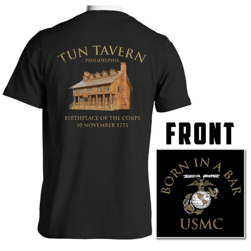 Tun Tavern, Born in a bar, USMC tun tavern t-shirt