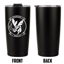 Load image into Gallery viewer, Marine Aviation Logistics Squadron 31 (MALS-31) USMC Unit Logo Laser Engraved Stainless Steel Marine Corps Tumbler - 20 oz, MALS-31 Stingers
