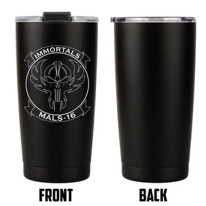 MALS-16 USMC Unit Logo Tumblers- 20 OZ