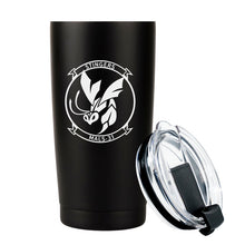 Load image into Gallery viewer, Marine Aviation Logistics Squadron 31 (MALS-31) USMC Unit Logo Laser Engraved Stainless Steel Marine Corps Tumbler - 20 oz, MALS-31 Stingers
