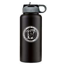 Load image into Gallery viewer, Combat Logistics Regiment 17 USMC Unit logo water bottle, CLR-17 hydroflask, CLB-15 USMC, Marine Corp gift ideas, USMC Gifts for women or men flask, big USMC water bottle, Marine Corp water bottle 
