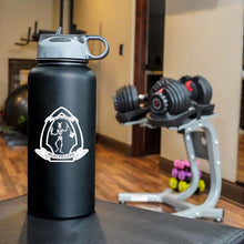 Load image into Gallery viewer, Bravo Company 1st Battalion 2d Marines USMC Unit logo water bottle, Bravo Company First battalion Second Marines Unit Logo hydroflask, 1/2 Blackbeard USMC, Marine Corp gift ideas, USMC Gifts for women 32 Oz Water bottle
