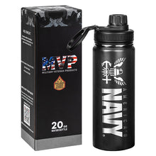 Load image into Gallery viewer, 20oz US Navy Water Bottle
