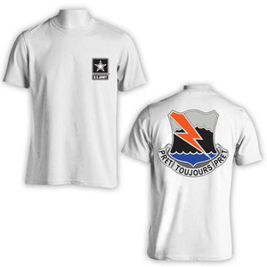 304th Signal Corps Battalion, US Army Signal Corps, US Army T-Shirt, US Army Apparel, Pret Toujours Pret