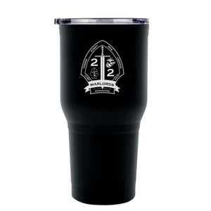 2d Battalion 2nd Marines (2/2) USMC Unit logo tumbler, Second Battalion Second Marines coffee cup, Second Battalion Second Marines USMC, Marine Corp gift ideas, USMC Gifts for women 30 Oz Tumbler