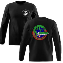 Load image into Gallery viewer, 2nd Assault Amphibian Battalion USMC long sleeve Unit T-Shirt, 2d AABN USMC Unit logo, USMC gift ideas for men, Marine Corp gifts men or women 2d AABN,  2nd AABN Black Long Sleeve T-Shirt
