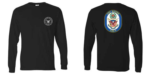 USS Boxer Long Sleeve T-Shirt, LHD-4 t-shirt, LHD 4