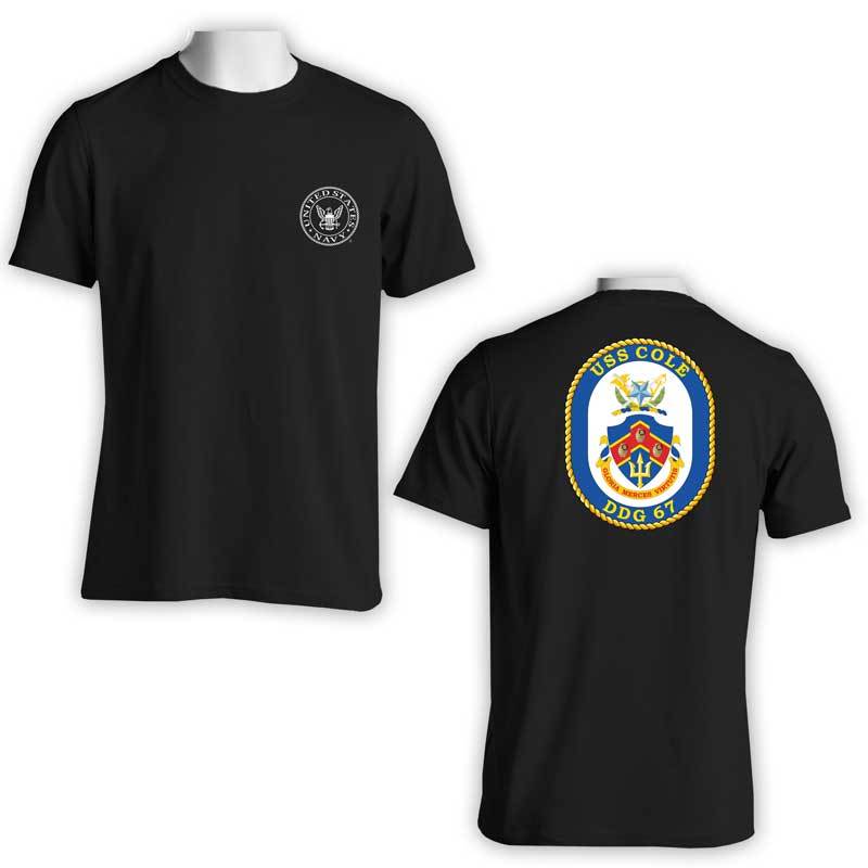 USS Cole T-Shirt, DDG 67, DDG 67 T-Shirt, US Navy T-shirt, US Navy Apparel