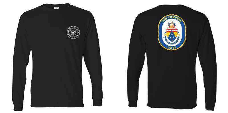 USS Cowpens Long Sleeve T-Shirt, CG-63