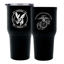 Load image into Gallery viewer, Marine Aviation Logistics Squadron 31 (MALS-31) USMC Unit Logo Laser Engraved Stainless Steel Marine Corps Tumbler - 30 oz, MALS-31 Stingers
