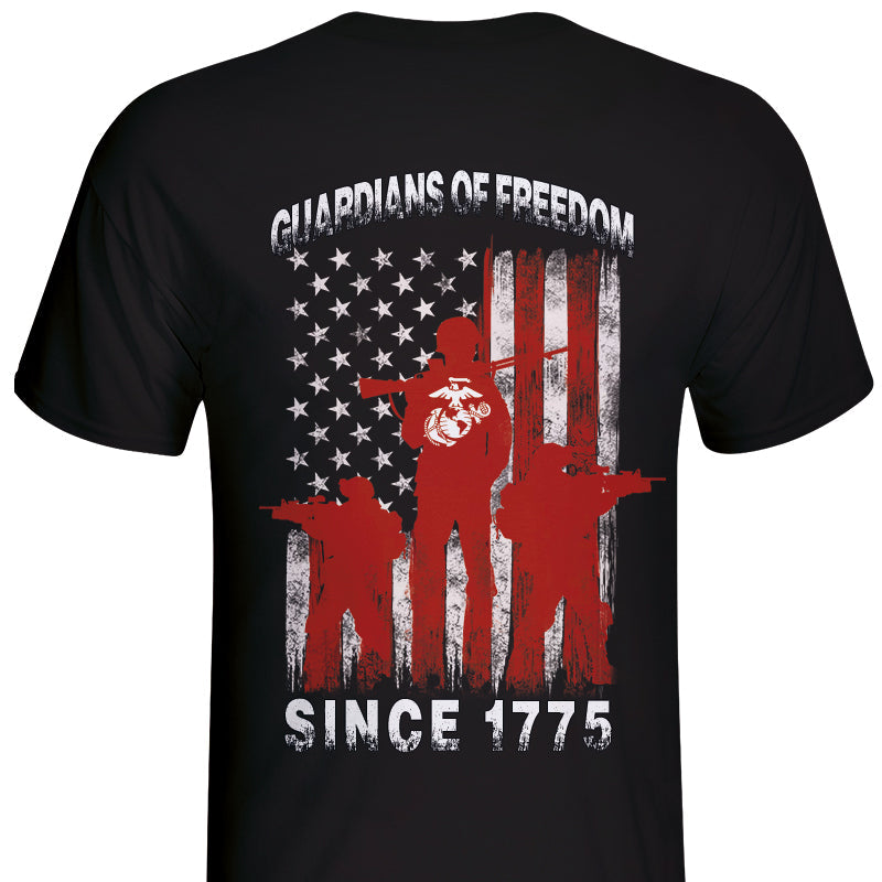 guardians of freedom since 1775 marines USMC t-shirt