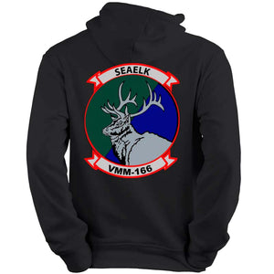 VMM-166 USMC Unit hoodie, VMM-166 logo sweatshirt, USMC gift ideas for men, Marine Corp gifts men or women