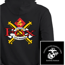 Load image into Gallery viewer, Fox Co 2nd Battalion 14th Marines Unit Hoodie
