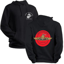 Load image into Gallery viewer, Force Recon Unit Logo Black Sweatshirt, Force Reconnaissance Unit Logo Black Hoodie
