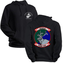 Load image into Gallery viewer, VMM-166 USMC Unit hoodie, VMM-166 logo sweatshirt, USMC gift ideas for men, Marine Corp gifts men or women
