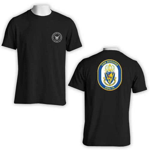 USS Higgins T-Shirt, DDG 76 T-Shirt, DDG 76, US Navy T-Shirt, US Navy Apparel