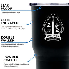 Load image into Gallery viewer, 2d Battalion 2nd Marines (2/2) USMC Unit logo tumbler, Second Battalion Second Marines coffee cup, Second Battalion Second Marines USMC, Marine Corp gift ideas, USMC Gifts for women 30 Oz Tumbler
