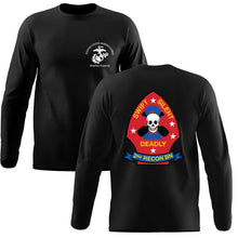 Load image into Gallery viewer, 2nd Recon Bn Long Sleeve T-Shirt, 2D Recon Bn, USMC 2nd Recon Bn
